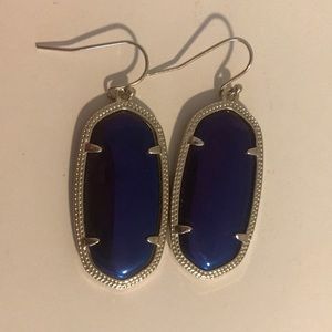 Kendra Scott silver Lee drop earrings